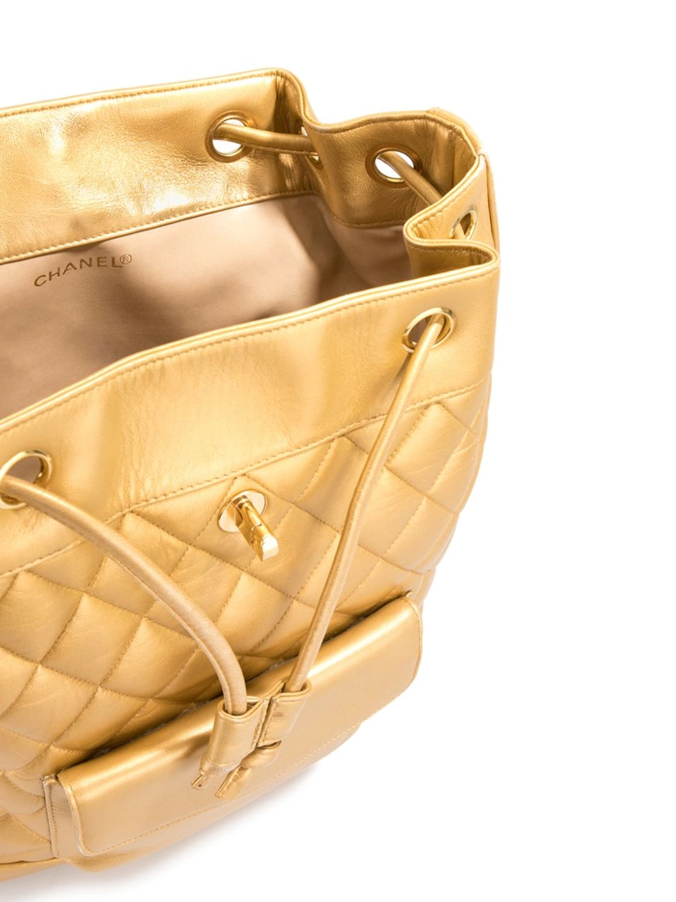 Affordable HOT SALE Women CHANEL turn-lock backpack circle 0404